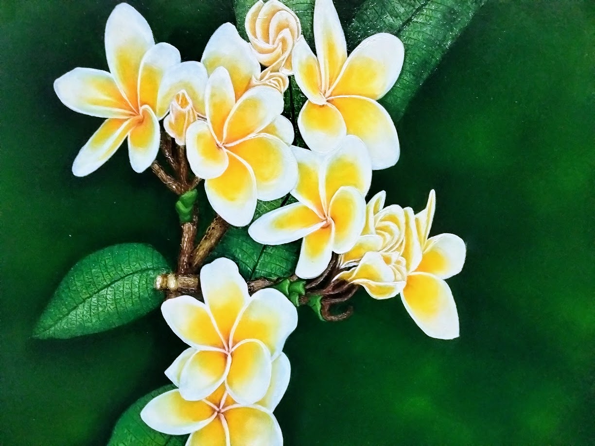 FLOR DE MAYO LIENZO AL OLEO
