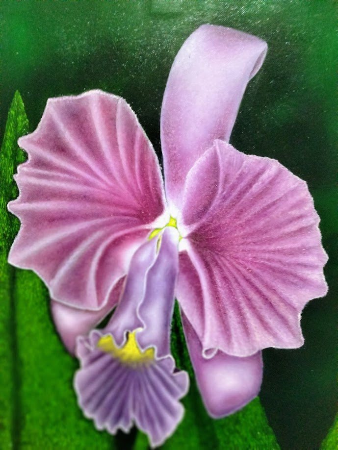 ORQUIDEA CATTLEYA DOS LIENZO AL OLEO