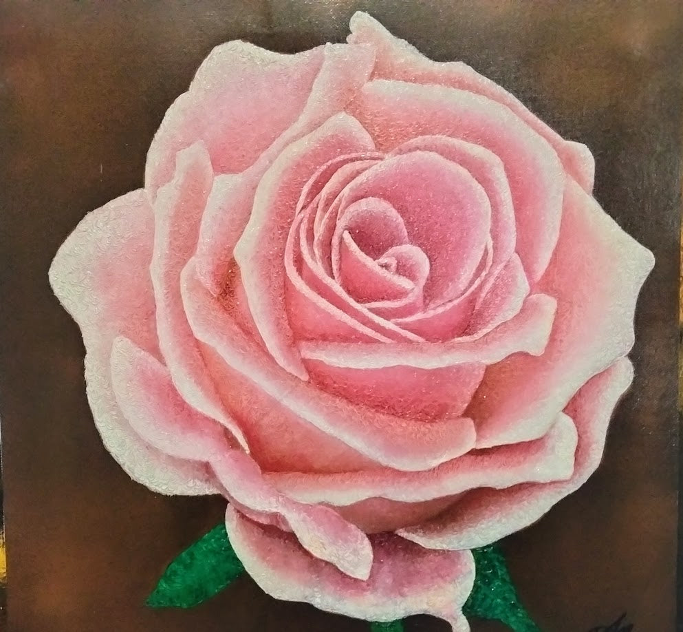 PETALOS DE ROSA LIENZO AL OLEO