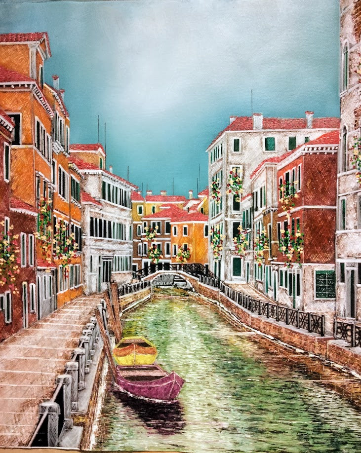 VENEZIA BELLA LIENZO AL OLEO