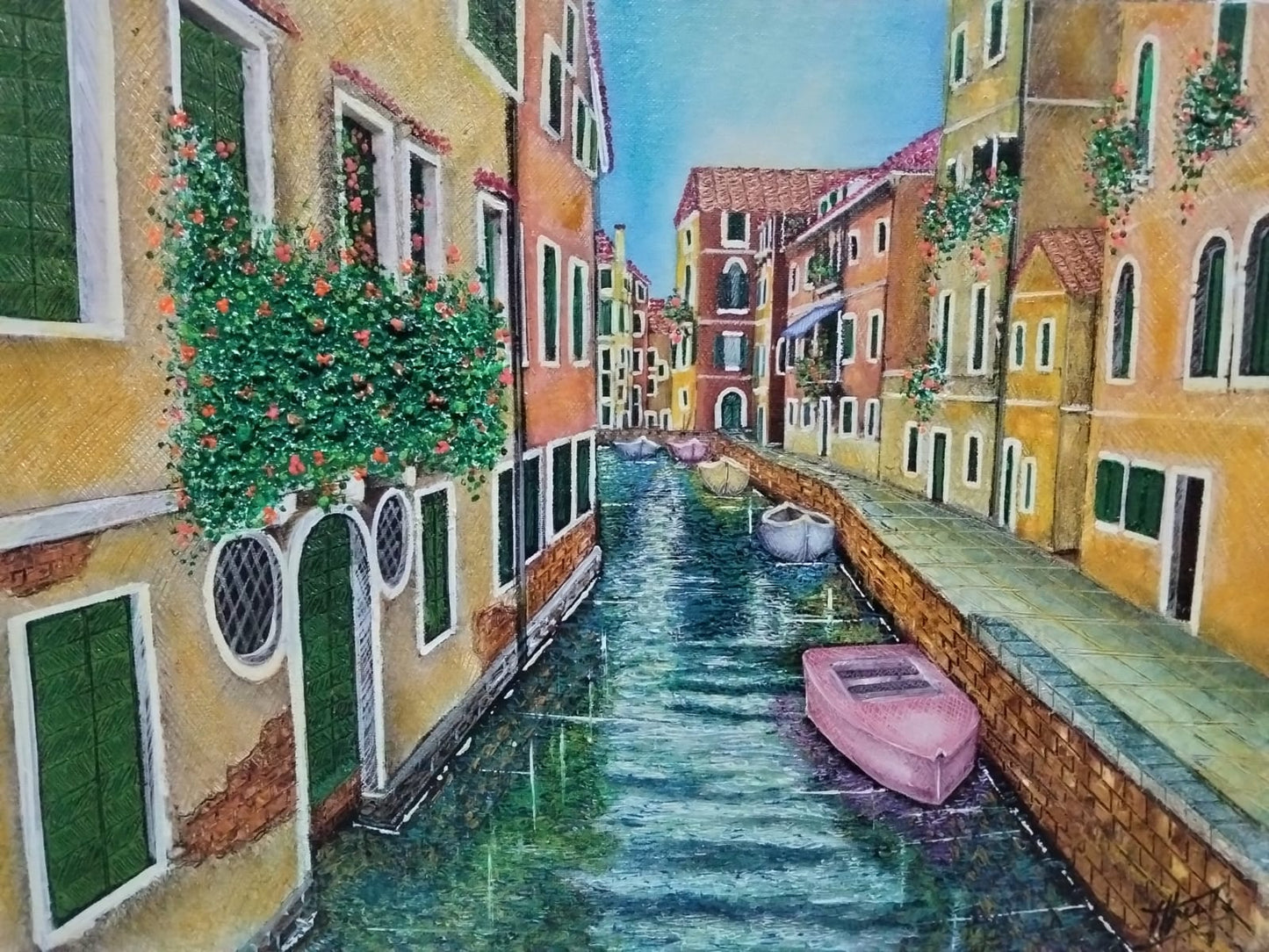 Venecia lienzo al oleo