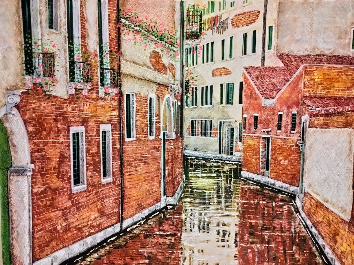AMANECER EN VENECIA DOS   LIENZO EN OLIO