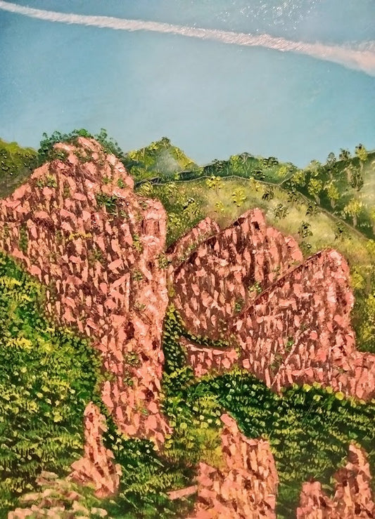 MONTAÑA    LIENZO AL OLEO