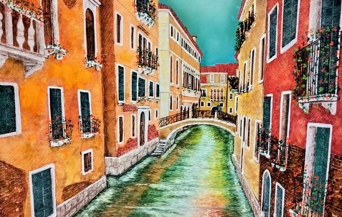 VENEZIA ROMANTICA  LIENZO AL OLIO
