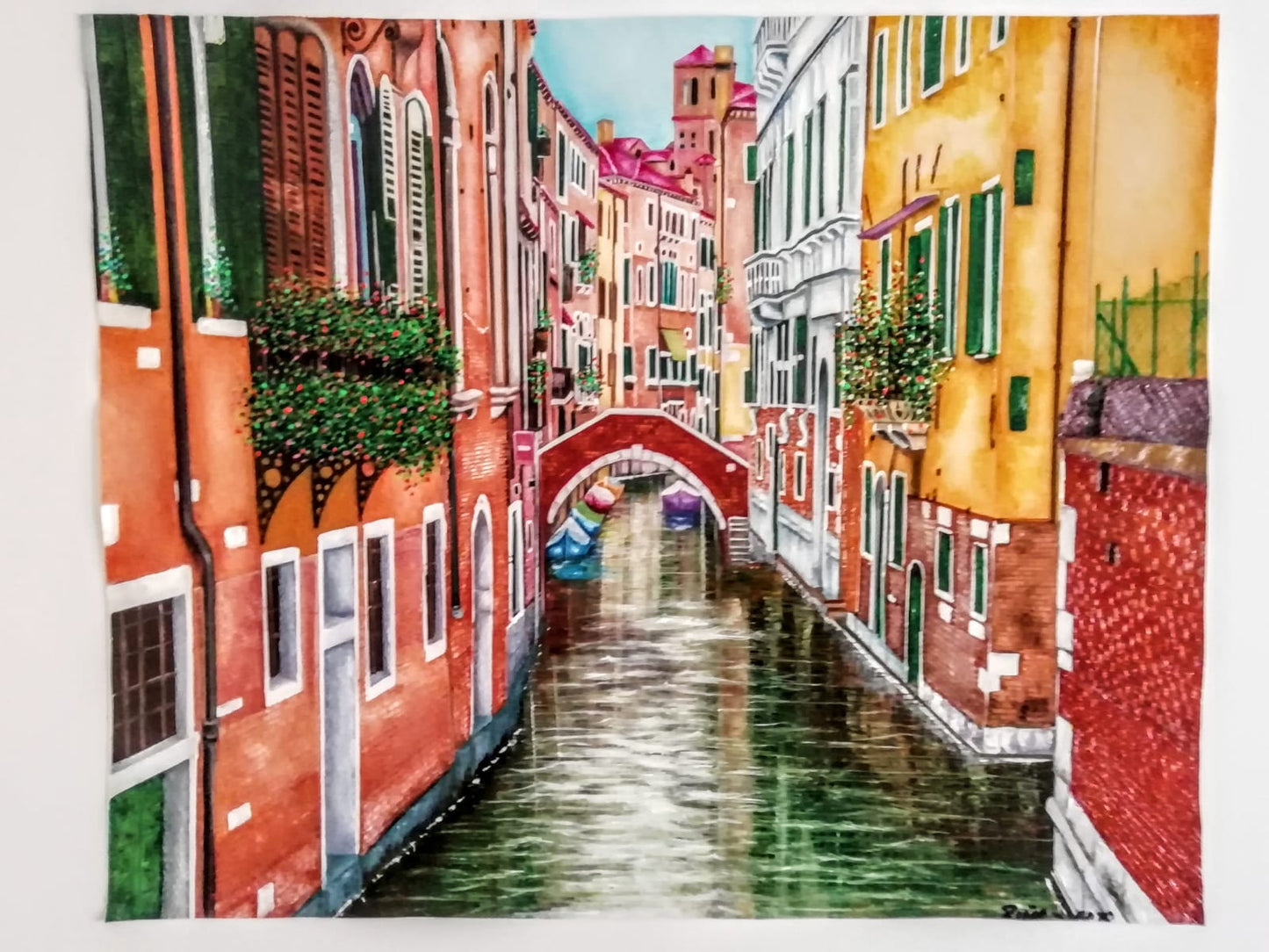VISTA DE VENEZIA LIENZO AL OLEO