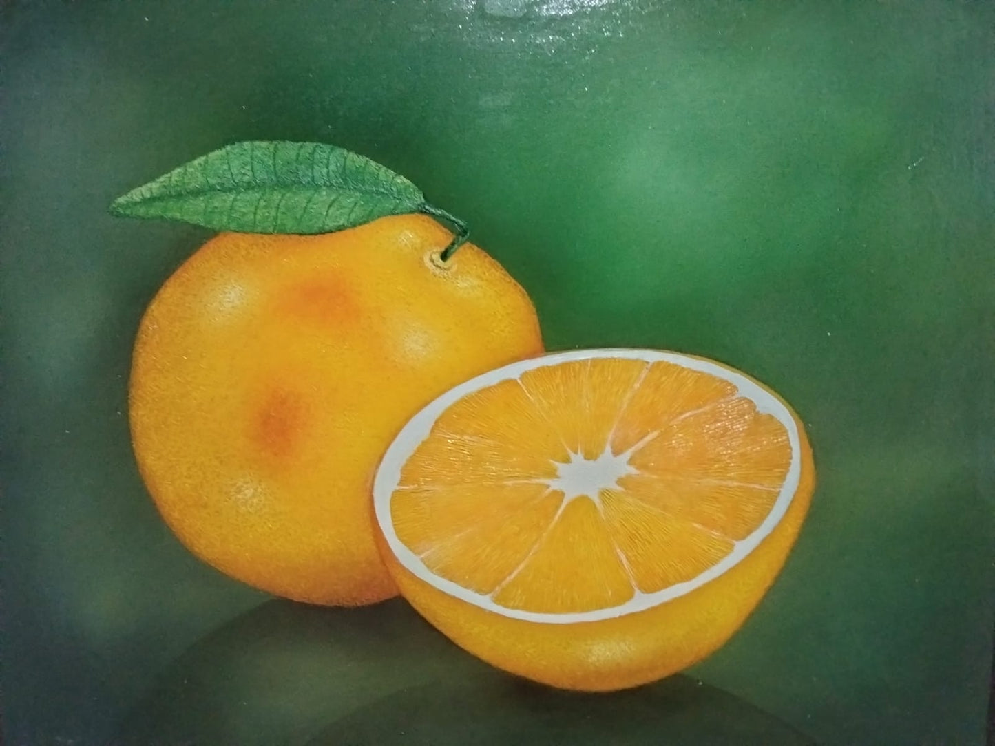 Naranjas lienzo al oleo