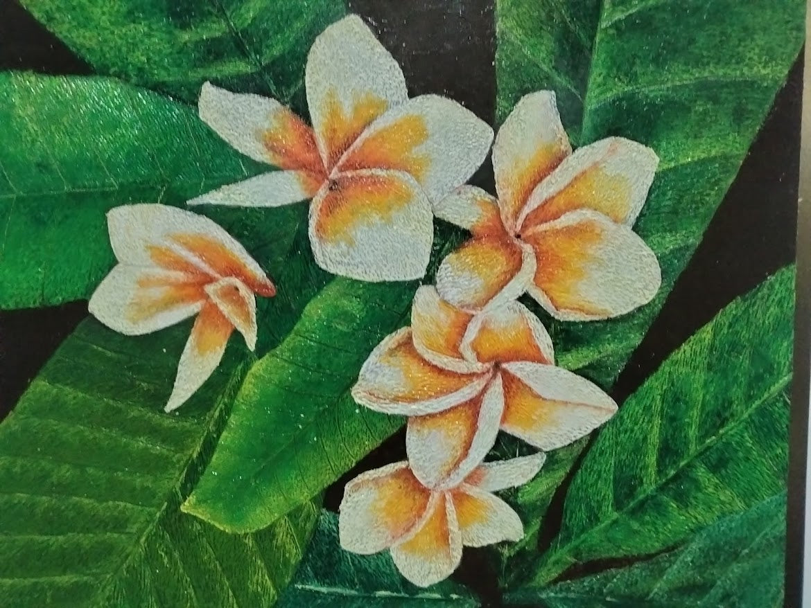 FLORES MODERNAS LIENZO AL OLEO