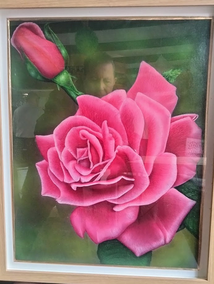 ROSA CON MARCO DOS     LIENZO AL OLEO